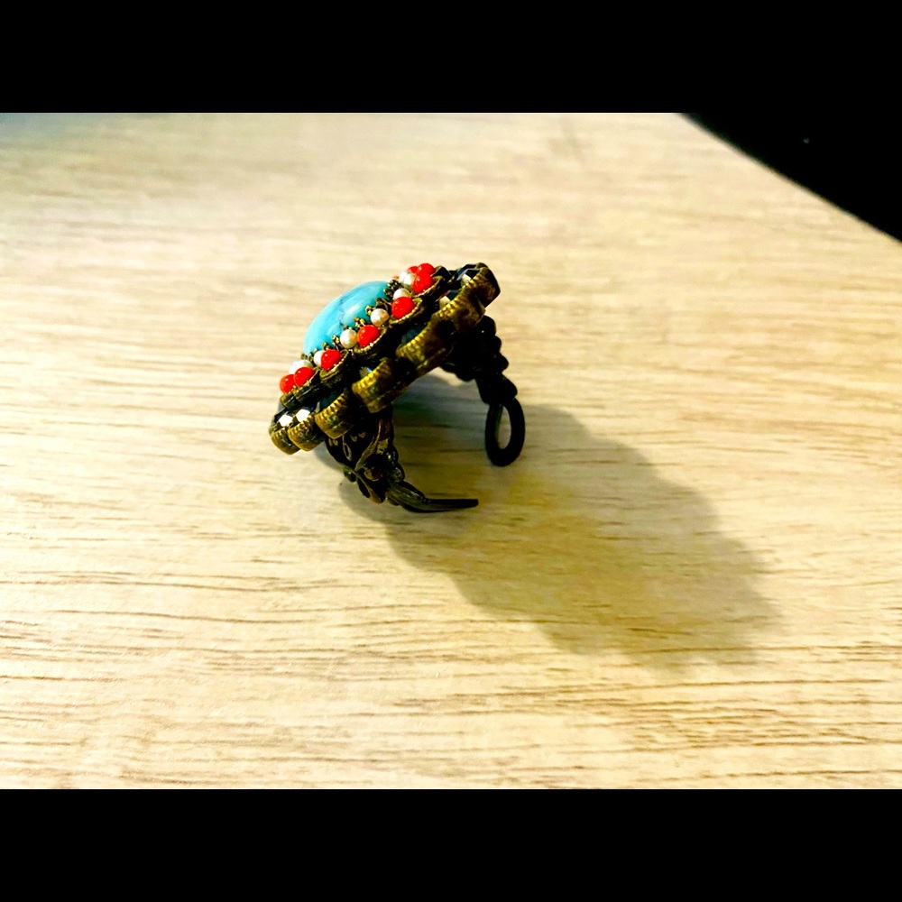 Adjustable stone ring - Picture 2 of 3